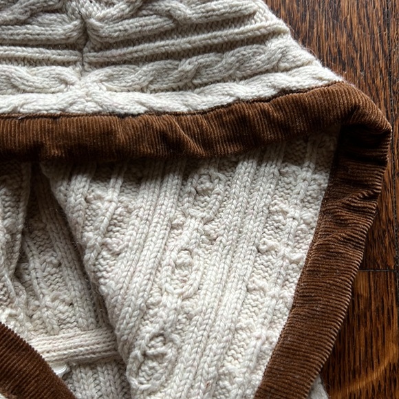 EGG New York Cable Knit Hooded Sweater Size 5 - Picture 11 of 16
